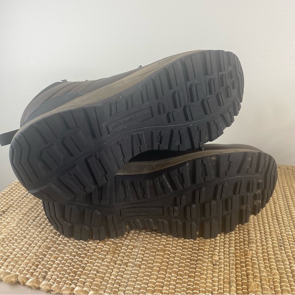 Men’s Eddie Bauer Everett Leather Waterproof Hiking Boots in Brown Size 13 - Picture 11 of 12